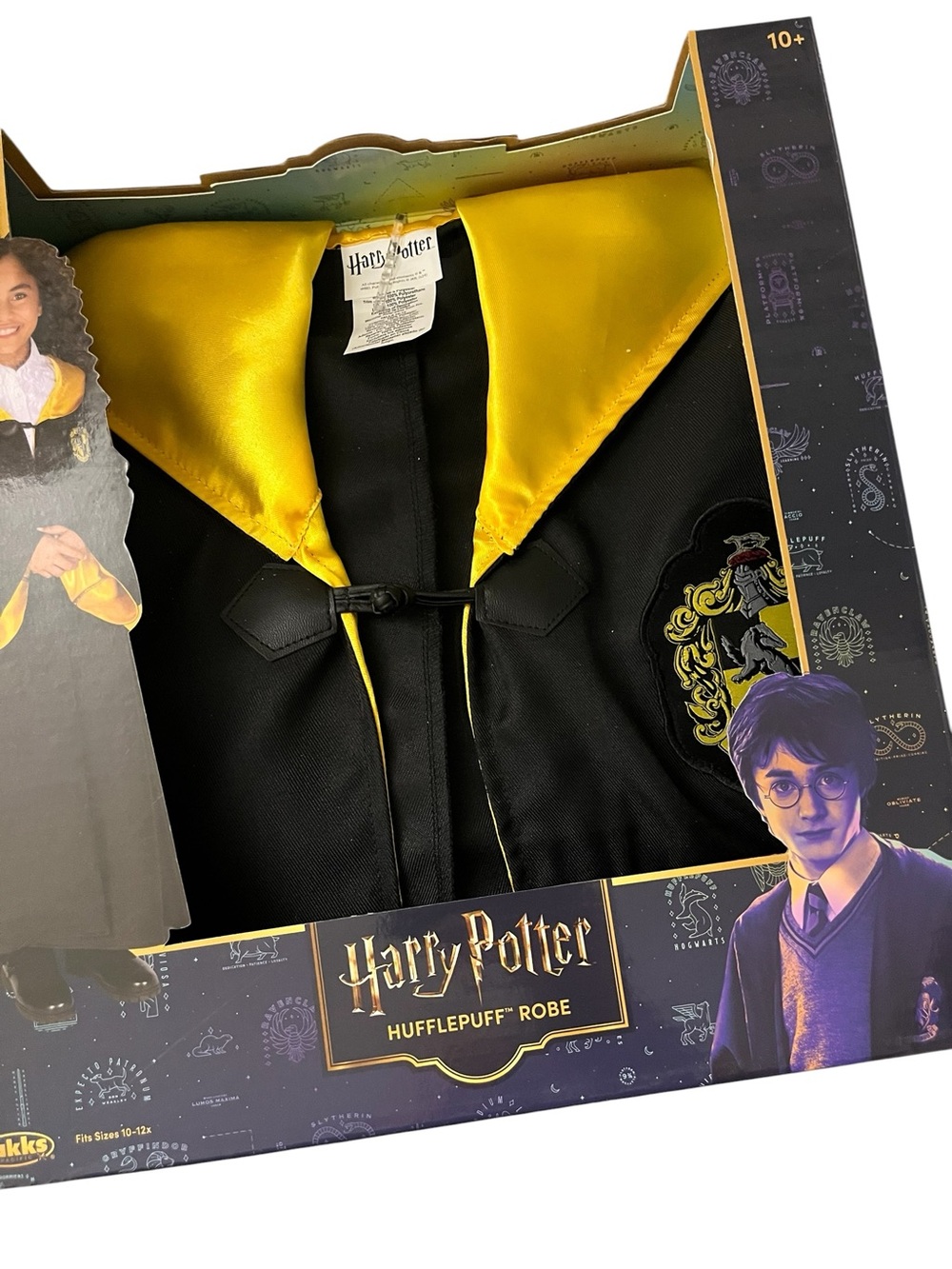 Harry Potter Kids Wizard Robe. Pick - Hufflepuff (Yellow) or Ravenclaw (Blue) - Picture 2 of 13